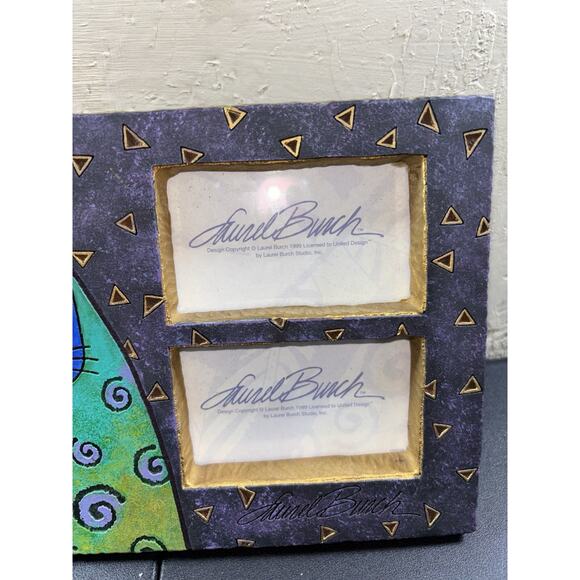Vtg Laurel Burch 1999 Mysticats Cats Picture Frame - Picture 3 of 8